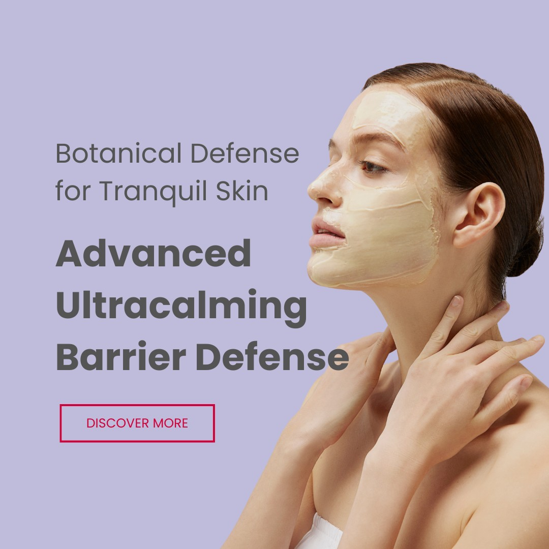 An innovative sensitive skin facial treatment harnessing a range of powerful skincare products to swiftly alleviate irritation and discomfort, fostering a radiant, healthy complexion.